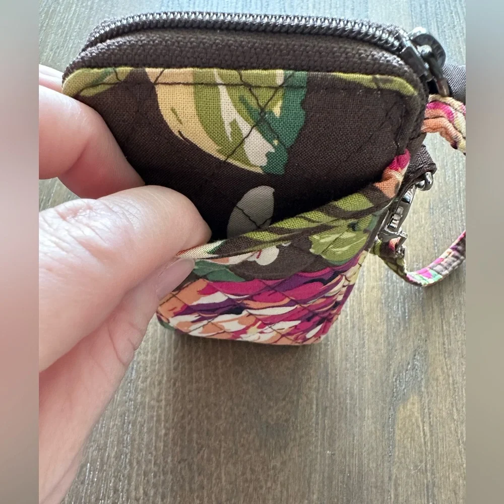 Vera Bradley‎ wristlet wallet Brown Floral - Picture 4 of 13